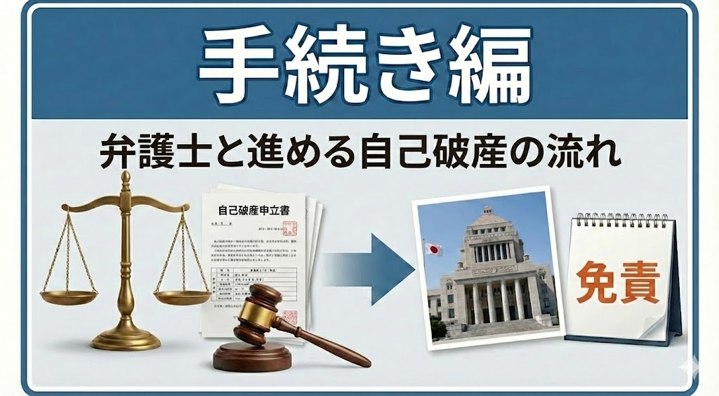 自己破産体験談ブログ【手続き編】を読む