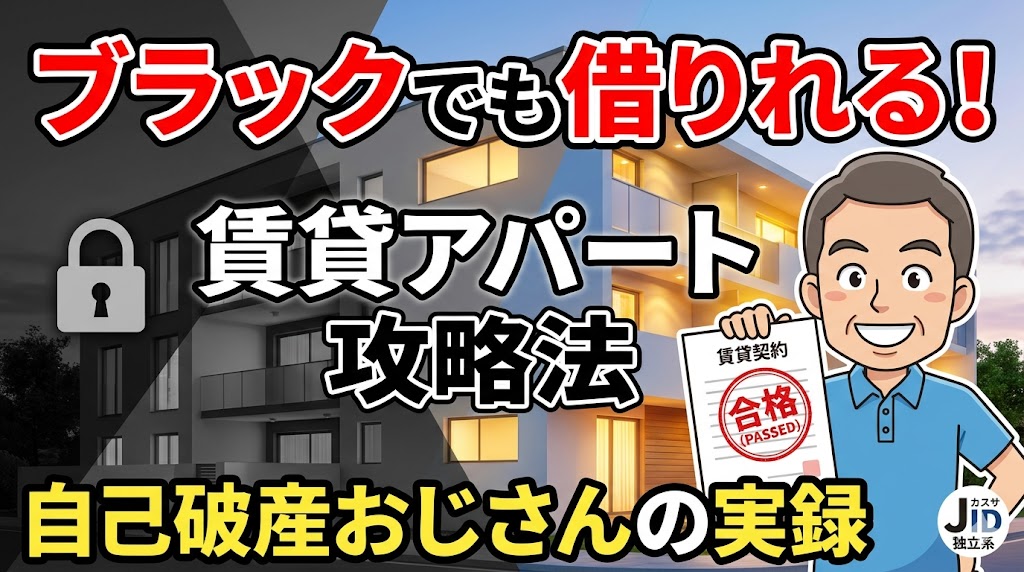 ブラックでも借りられる？賃貸アパート攻略法