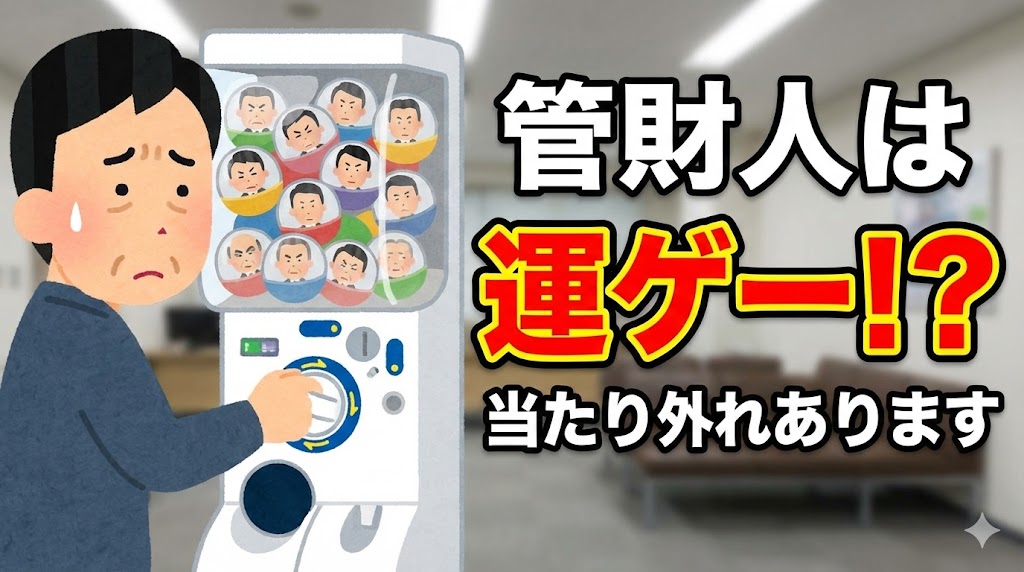 自己破産体験談管財人ガチャ