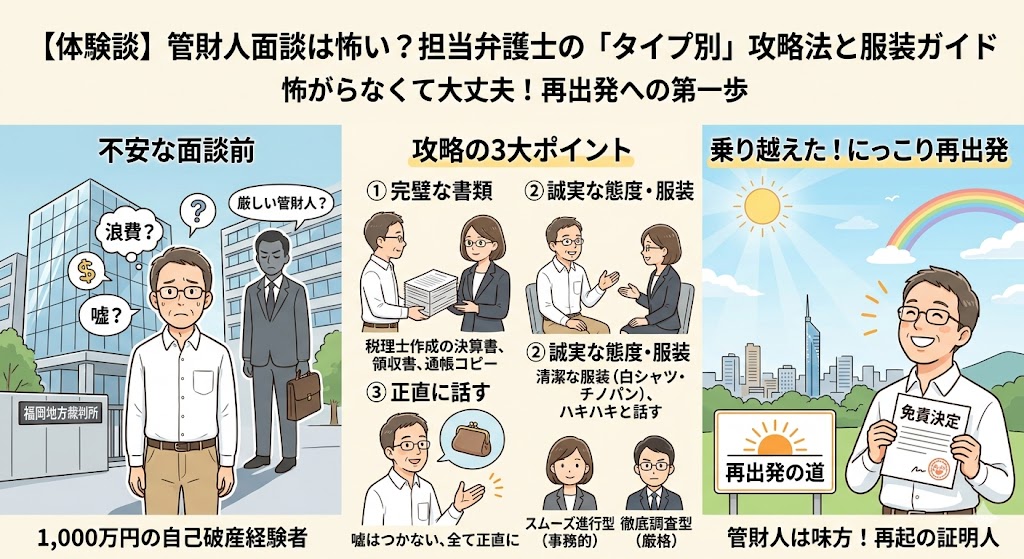 管財人面談体験談攻略