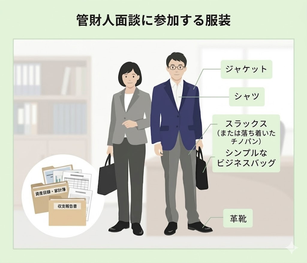 管財人面談服装