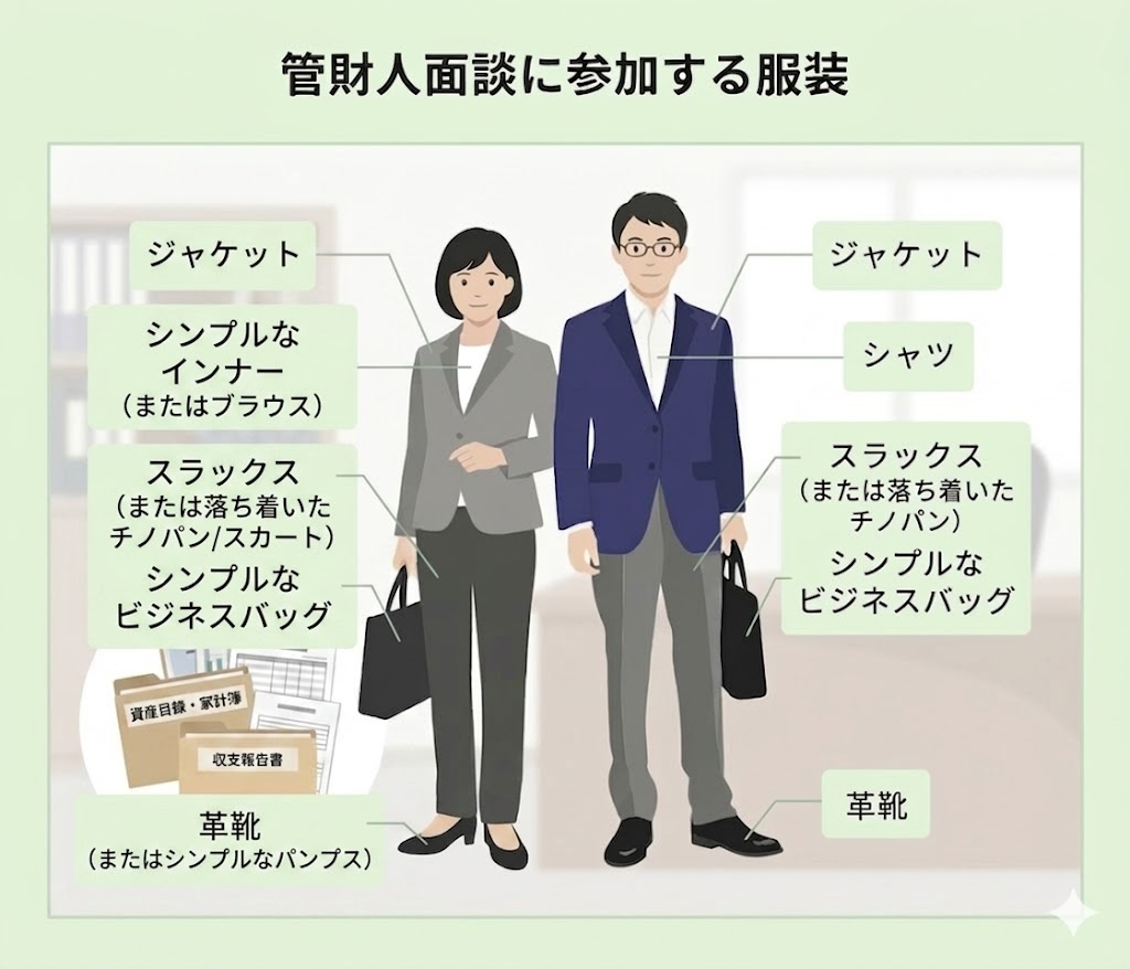 管財人面談服装体験談