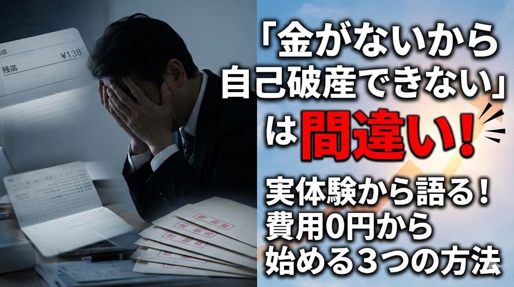 自己破産できない(自己破産体験談ブログ)