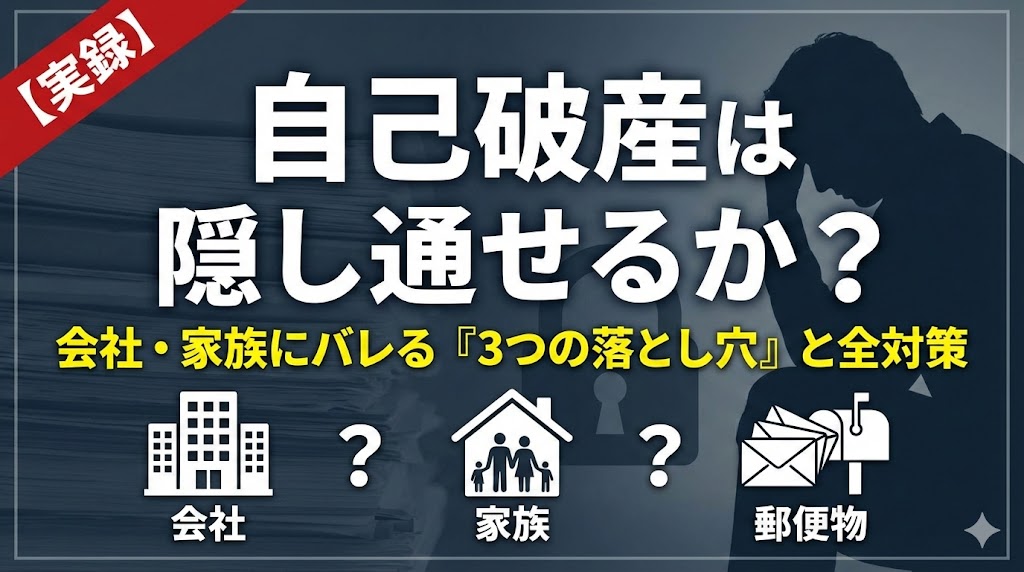 自己破産体験談自己破産はバレる？