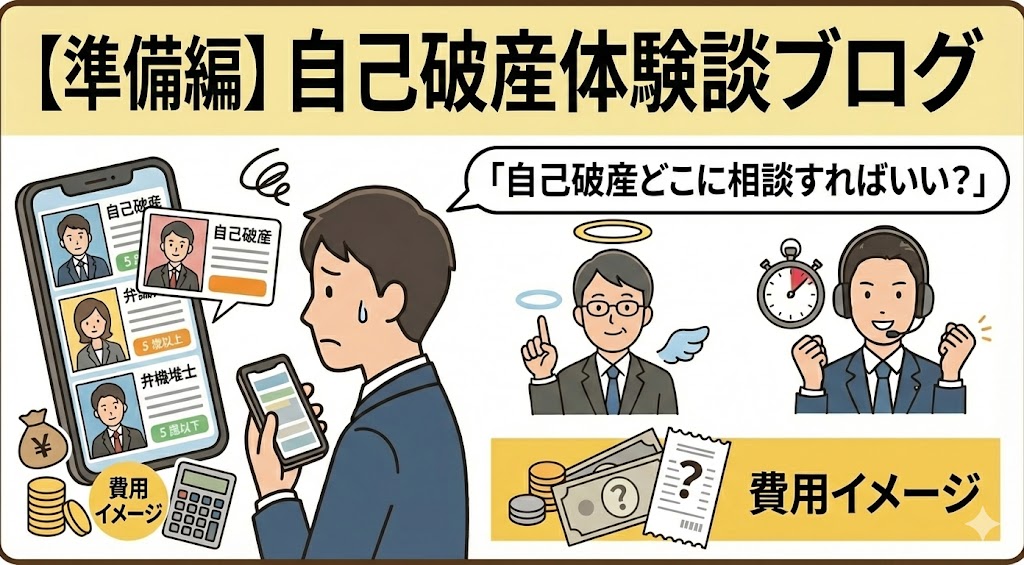 自己破産の準備・手続き実録ブログ｜福岡地裁で免責を得た50代の費用対策と弁護士選び