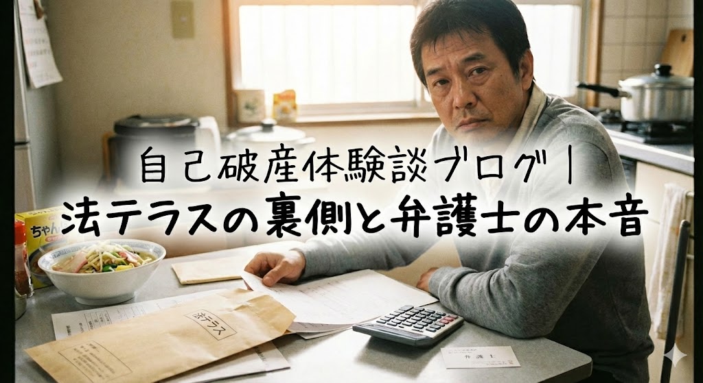 法テラス自己破産体験談