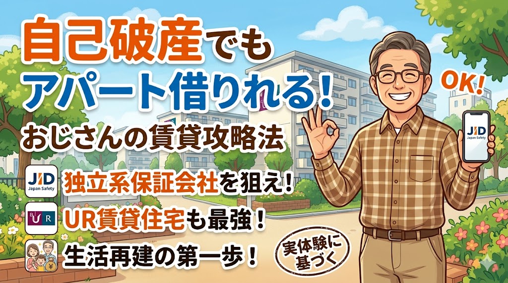 自己破産賃貸アパート攻略体験談