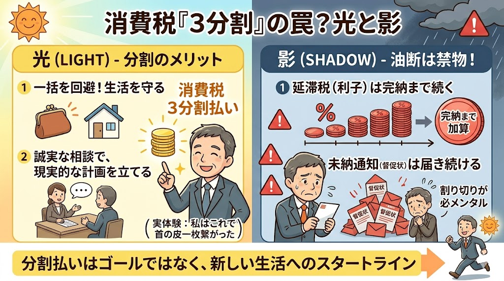 個人事業主自己破産体験談消費税分割