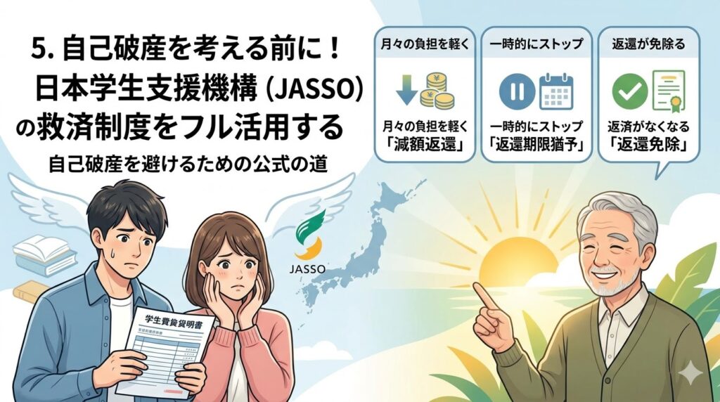 奨学金が返せない自己破産前に