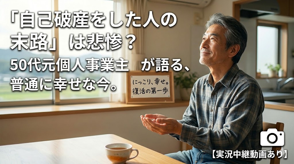 自己破産した人の末路個人事業主
