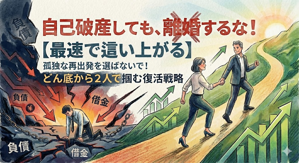 自己破産離婚体験談