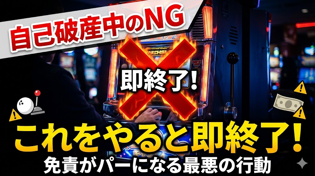 自己破産の手続き中ギャンブル