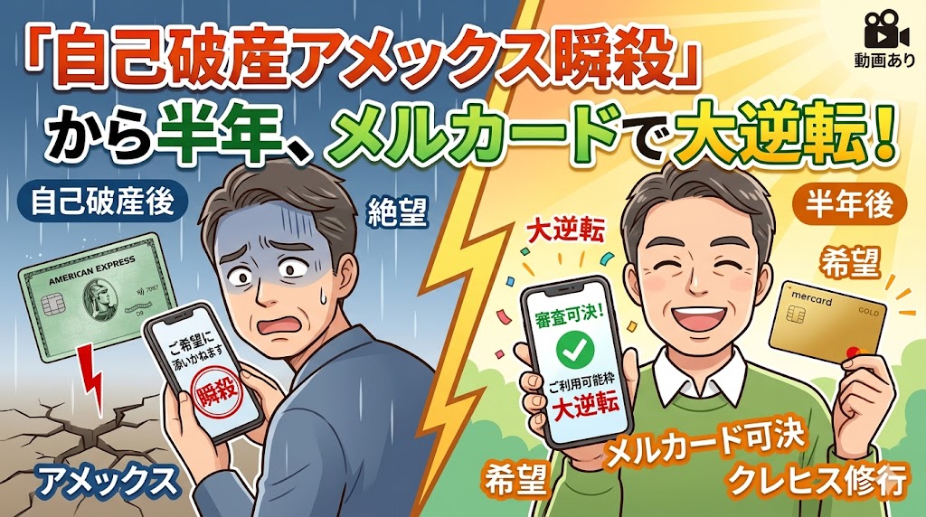 自己破産アメックス瞬殺体験談
