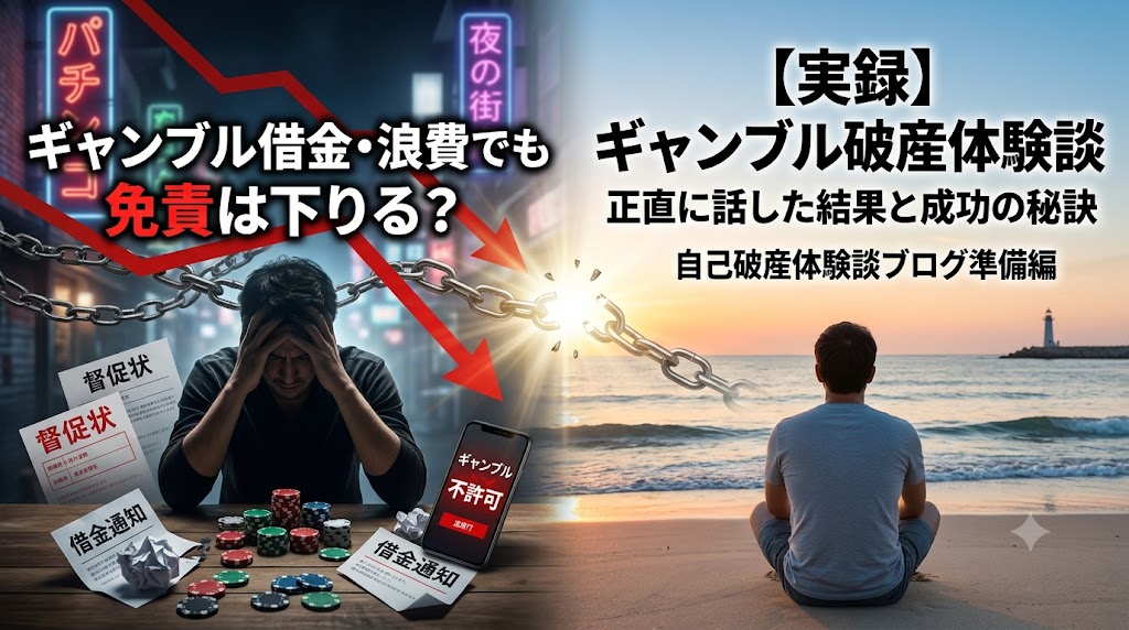 自己破産体験談ギャンブル