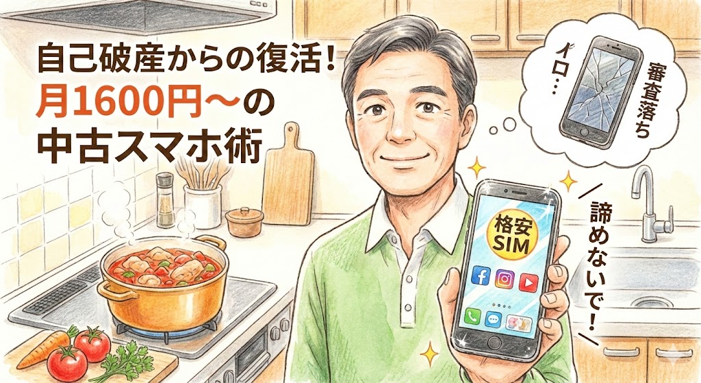 自己破産体験談携帯電話・スマホ