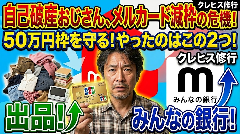 自己破産メルカリクレヒス修行