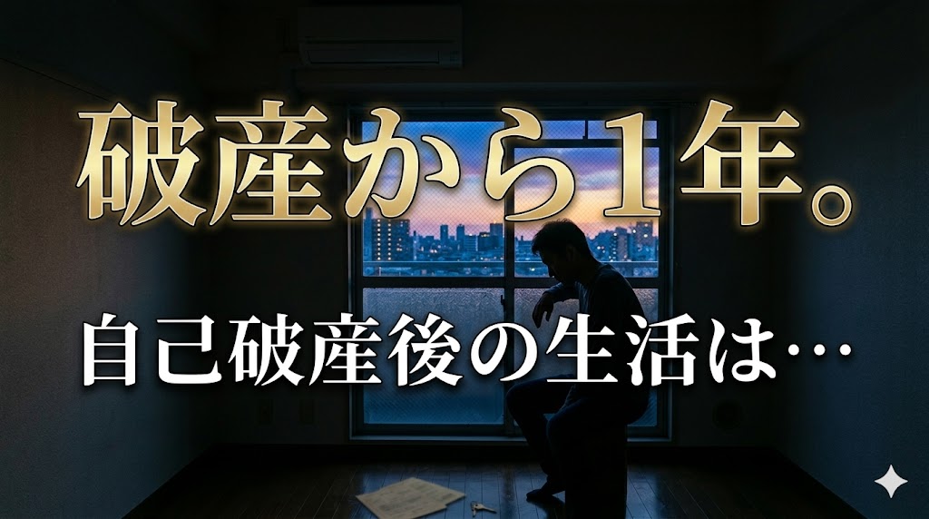 自己破産後の生活は自己破産から一年