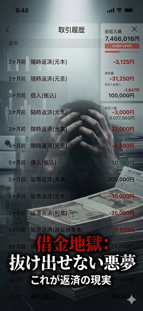 自己破産体験談借金から抜け出せない現実
