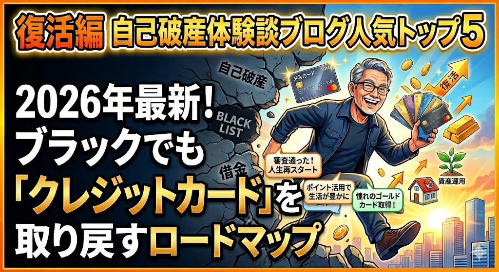 自己破産後クレジットカード体験談